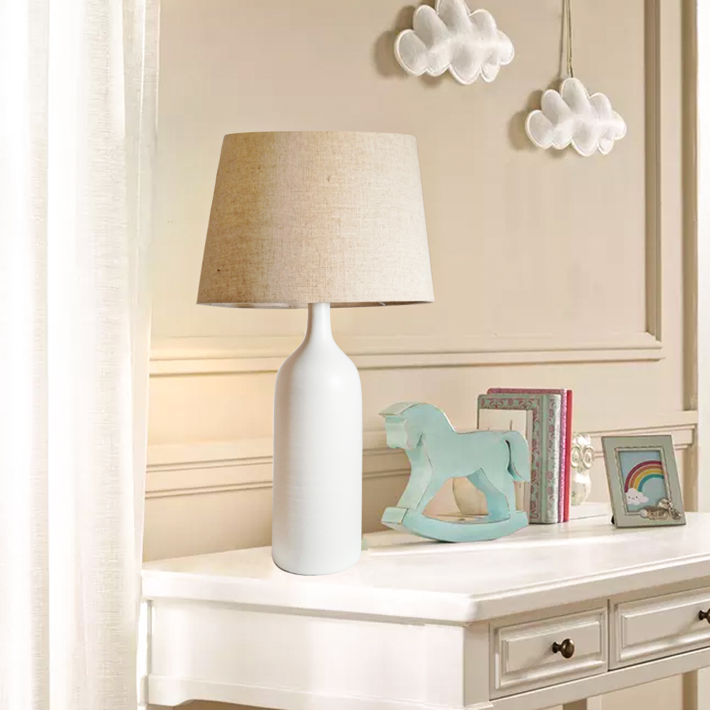 lampe avec base en céramique